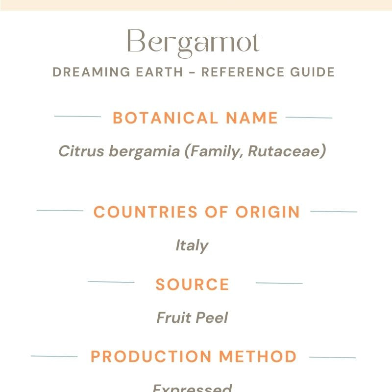 Bergamot Organic Essential Oil - Dreaming Earth Inc