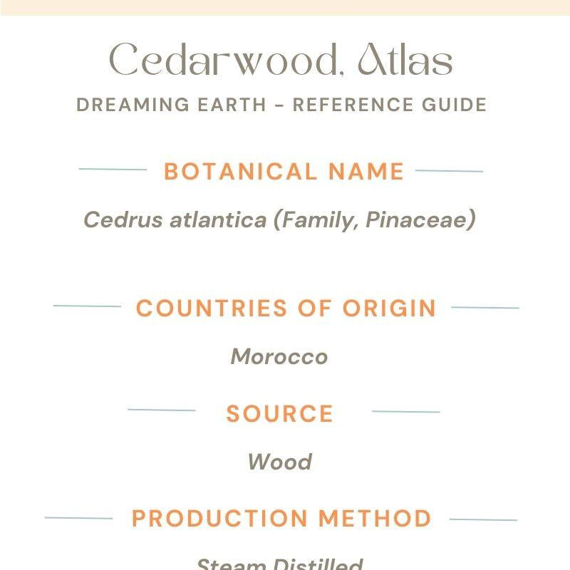 Cedarwood Atlas Essential Oil - Dreaming Earth Inc