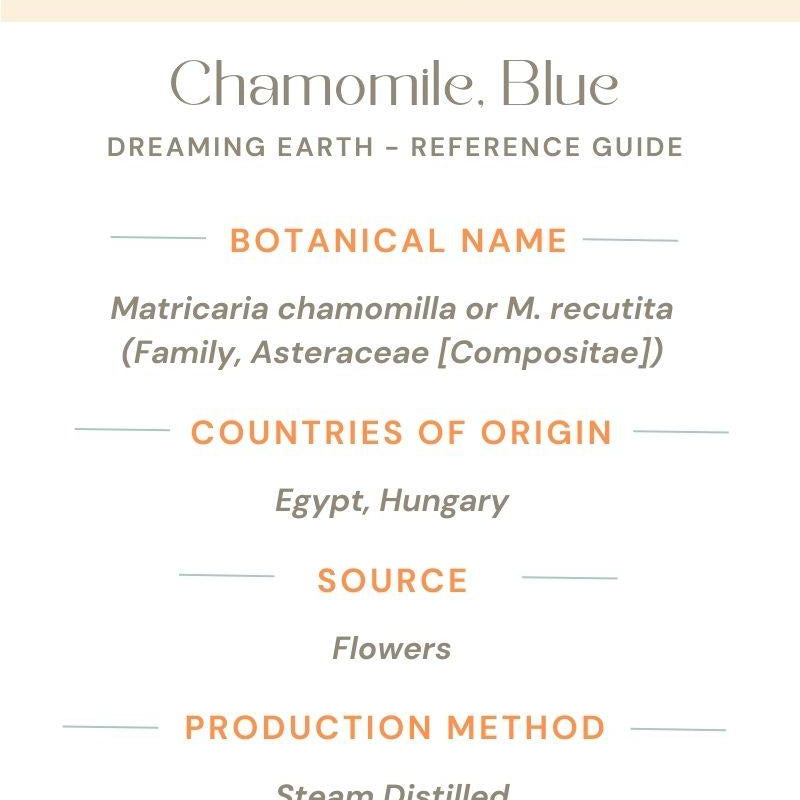 Chamomile, Blue (German) Essential Oil - Dreaming Earth Inc