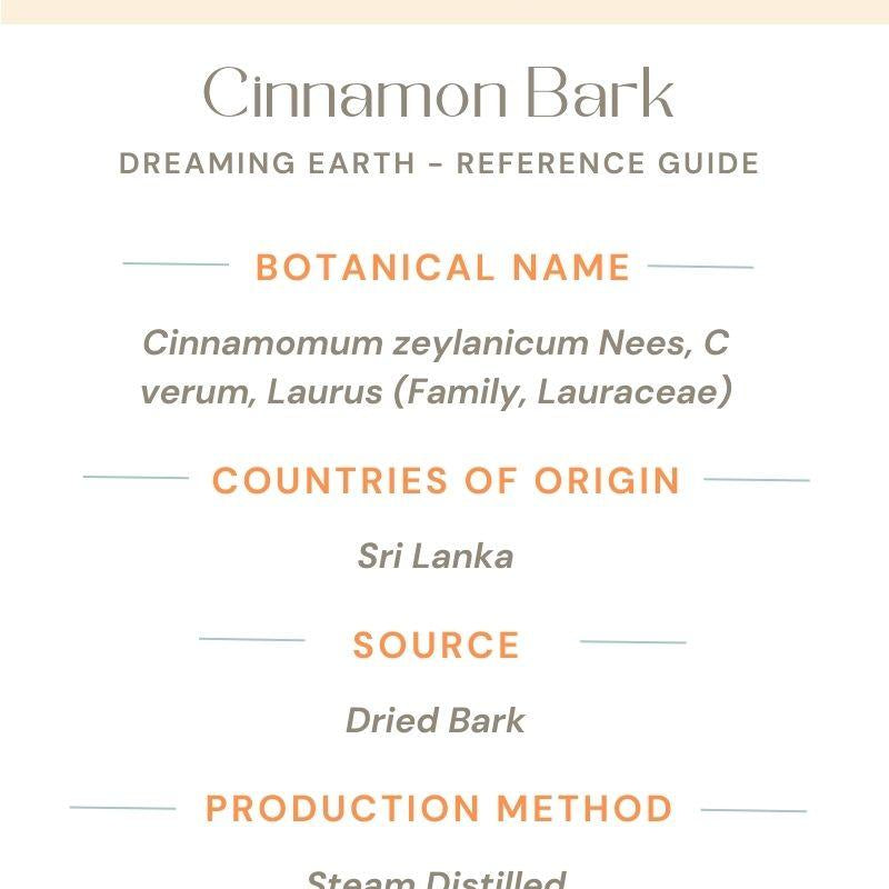 Cinnamon Bark Essential Oil - Dreaming Earth Inc