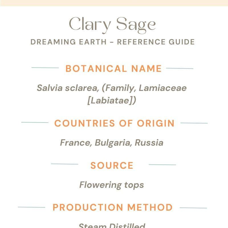 Clary Sage Essential Oil - Dreaming Earth Inc
