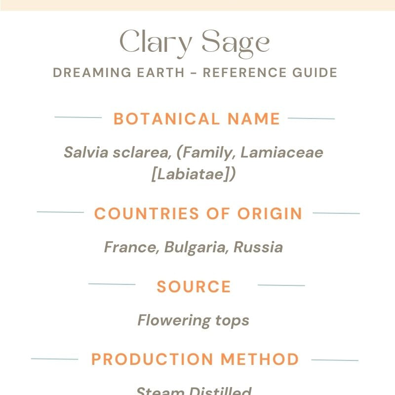 Clary Sage Essential Oil - Dreaming Earth Inc