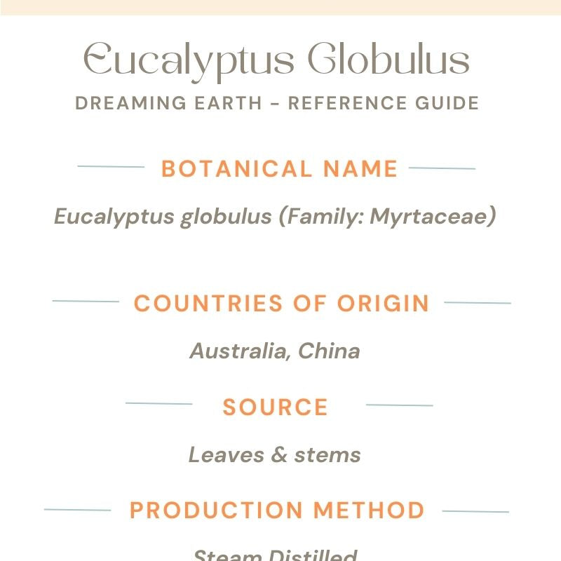 Eucalyptus Globulus Essential Oil - Dreaming Earth Inc