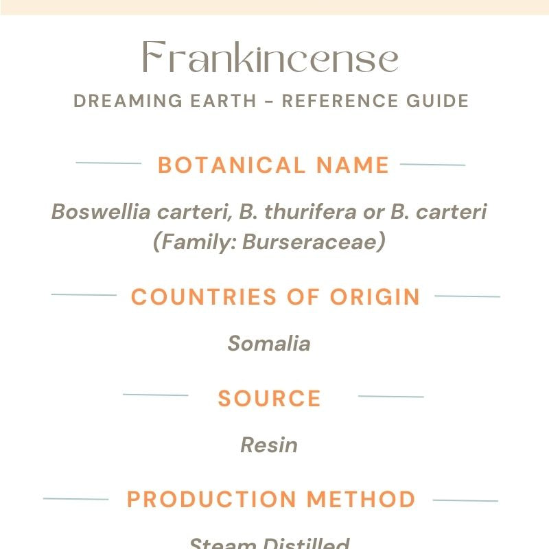 Frankincense Essential Oil - Dreaming Earth Inc