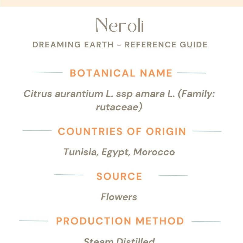 Neroli - 5% Essential Oil - Dreaming Earth Inc