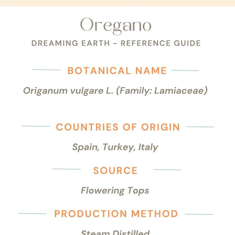 Oregano Essential Oil - Dreaming Earth Inc