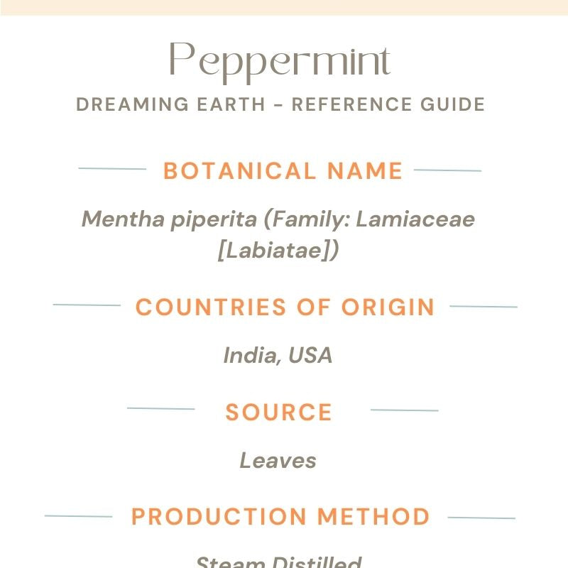 Peppermint Essential Oil - Dreaming Earth Inc