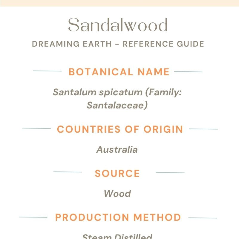 Sandalwood, Australian Essential Oil - Dreaming Earth Inc