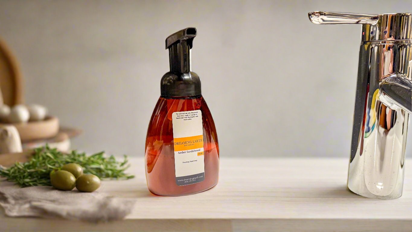 Load image into Gallery viewer, Amber Sandalwood Foaming Hand Soap
