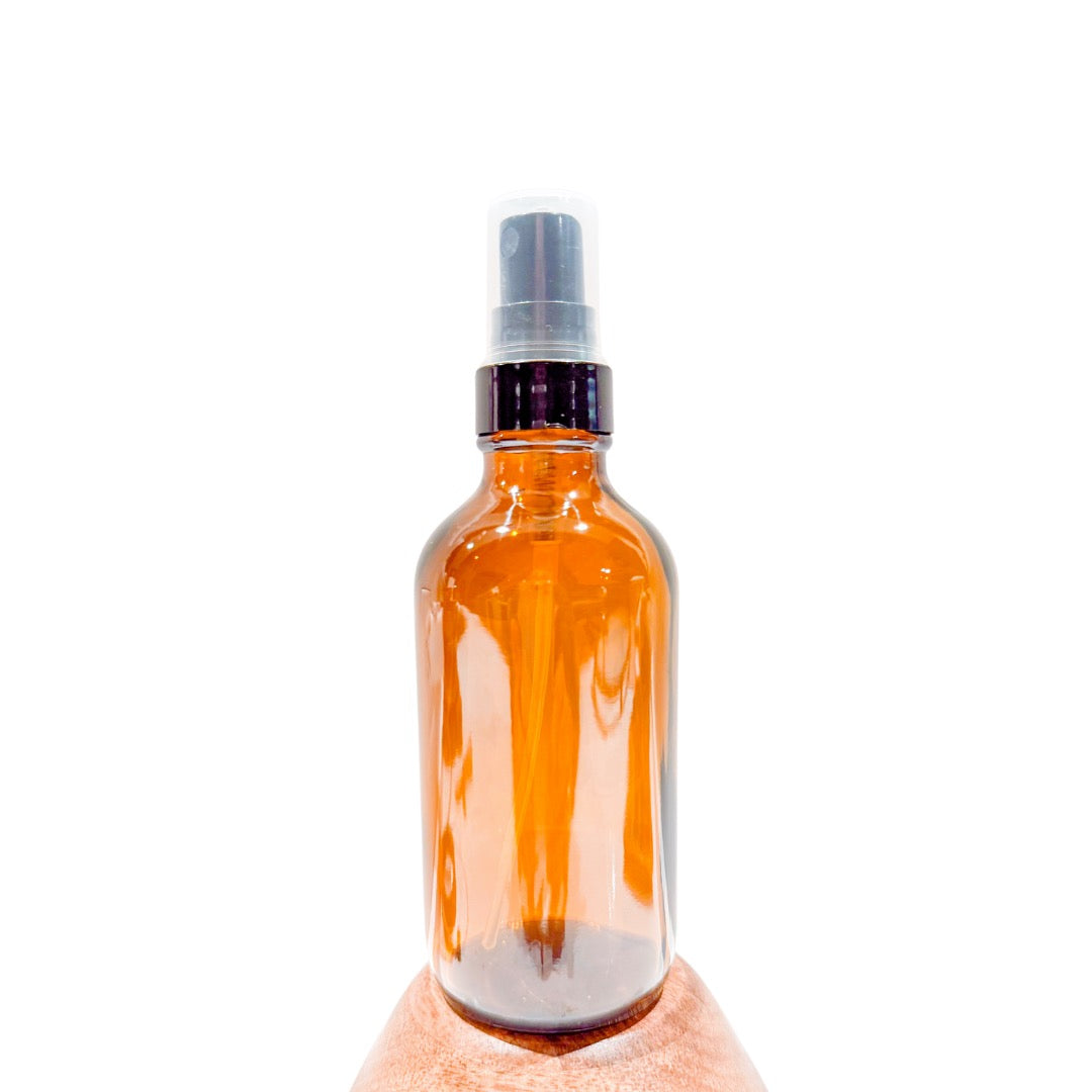 Load image into Gallery viewer, Bottles - Amber Glass with Spray Cap 2oz
